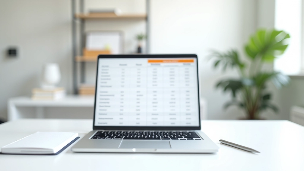 Laptop-Bildschirm mit Tagesgeld-Vergleichstabelle, mehrere Bankoptionen mit aktuellen Zinssätzen