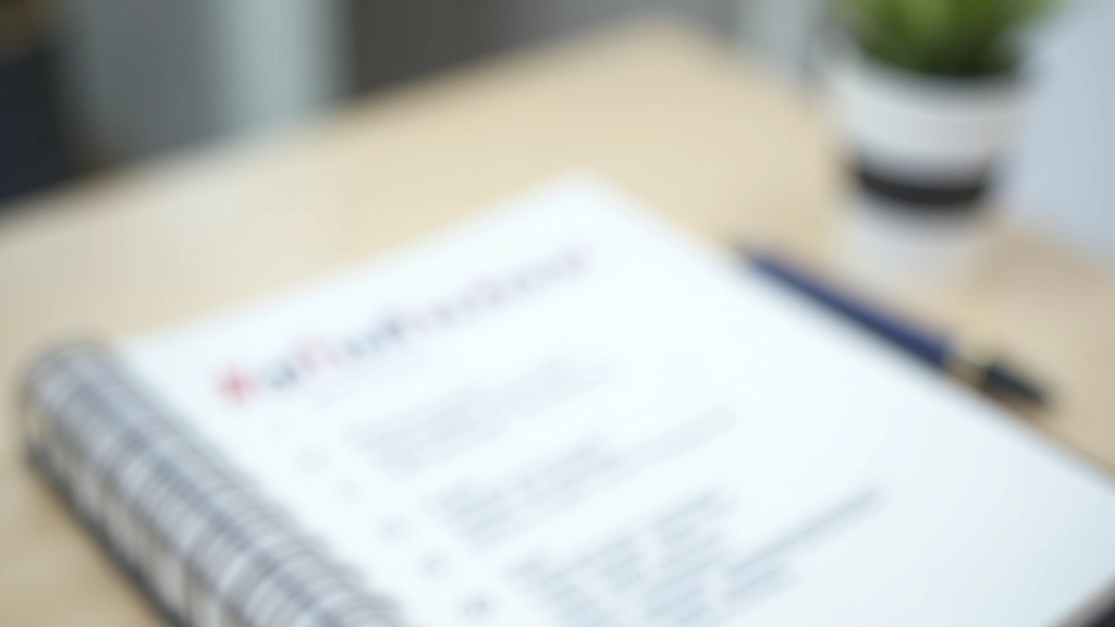 Schritte zur Eröffnung eines Depots auf einem Notizblock visualisiert